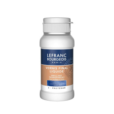 Лак глянцевый для акриловых красок Lefranc Gloss varnish, 120 мл