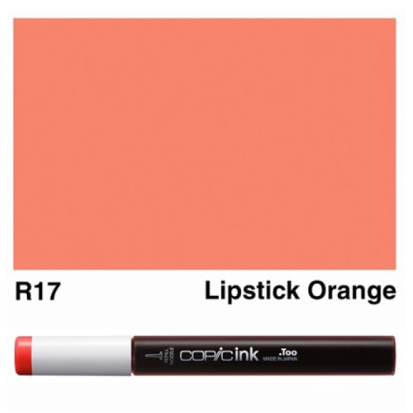 Заправка для маркерів COPIC Ink, R17 Lipstick orange Помаранчевий натуральний, 12 мл