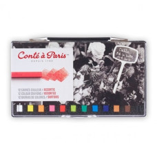 Набір пастелі CONTE PARIS of 12 шт. assorted coloured carres