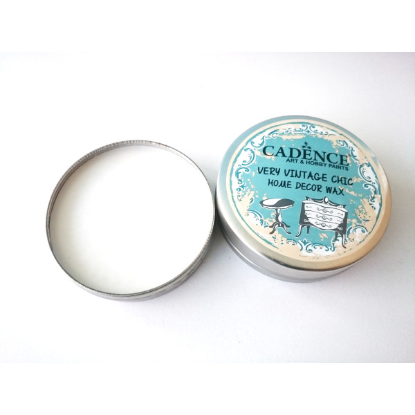 Паста мебельная восковая (винтажная) Cadence Very Vintage Wax, 50 мл, прозрачная