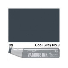 Чернила для заправки маркеров Copic Various Ink C-9 Cool gray Холодный серый