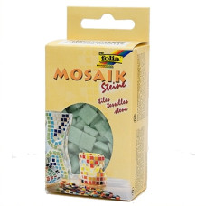 Мозаїка Folia Mosaic-glass tiles 200 г/м2, 10x10 мм (300 шт.) №51 Light green (Світло-Зелений)