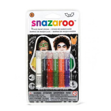 Набір фарб для аквагриму Snazaroo Halloween, 6 кольорів
