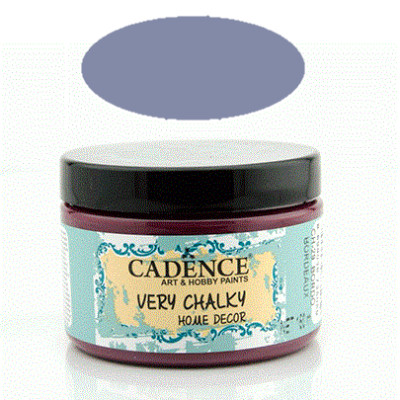 Меловая акриловая краска Cadence Very Chalky Home Decor, 150 мл, Стальной голубой