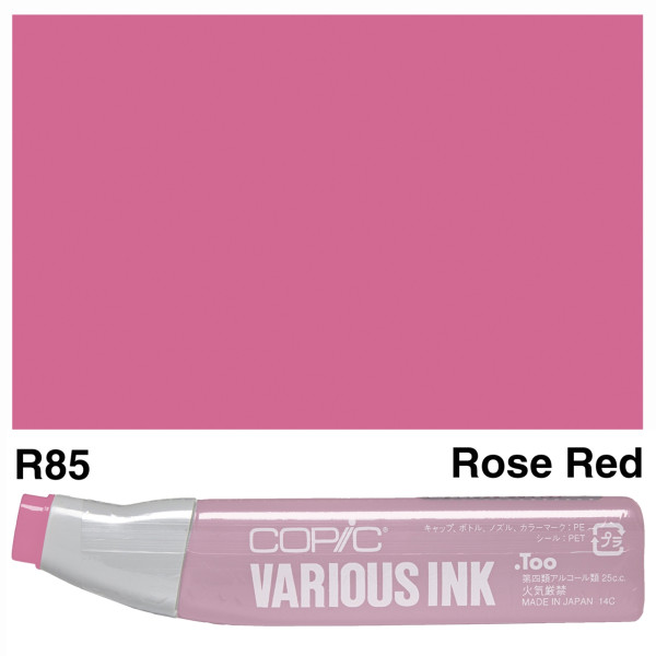 Чернила для заправки маркеров Copic Various Ink R-85 Rose red Розово-красный