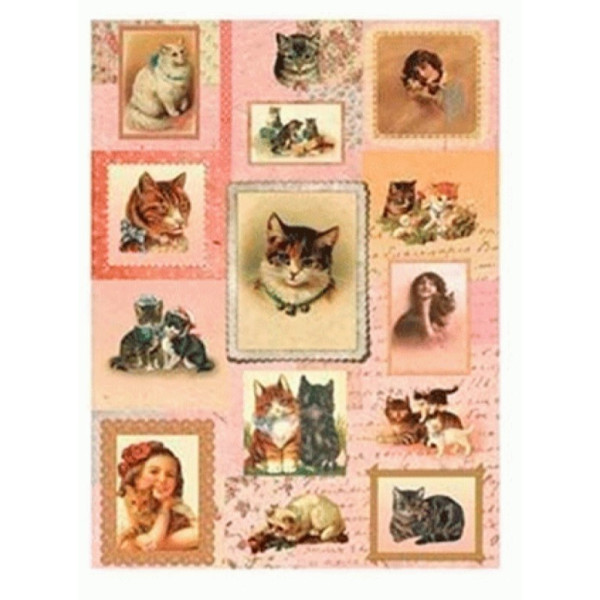 Декупажная карта на рисовой бумаге Rice Paper Decoupage Cadence, А3 №01