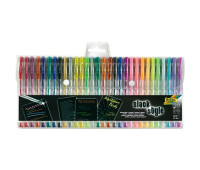 Набір гелевих ручок Folia Gel-Pens Gliter + Metallic + Pastel, 30 шт