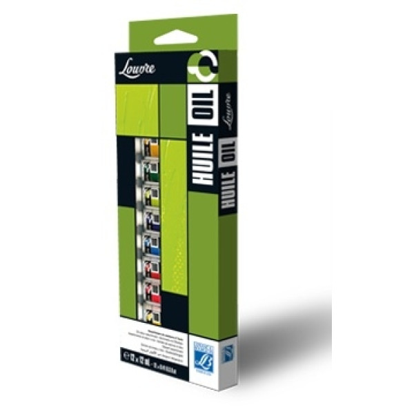 Масляні фарби набір Louvre 12x10мл арт 806914