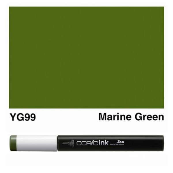 Заправка для маркерів COPIC Ink, YG99 Marine green Темно-елен, 12 мл