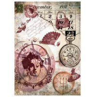 Декупажна карта на рисовому папері Cadenсe Rice Paper А4 Decoupage А4 №143