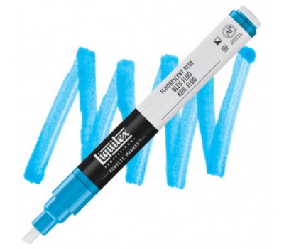 Акриловый маркер Liquitex, 2 мм, №984 Fluorescent Blue Флуоресцентный синий