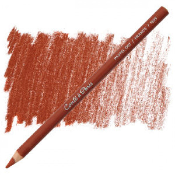 Пастельний олівець Conte Pastel Pencil, №007 Червоно-коричневий