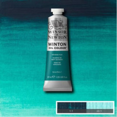 Краска масляная Winsor Winton Oil Colour, 37 мл, № 696, Viridian Dark Темный Виридиан