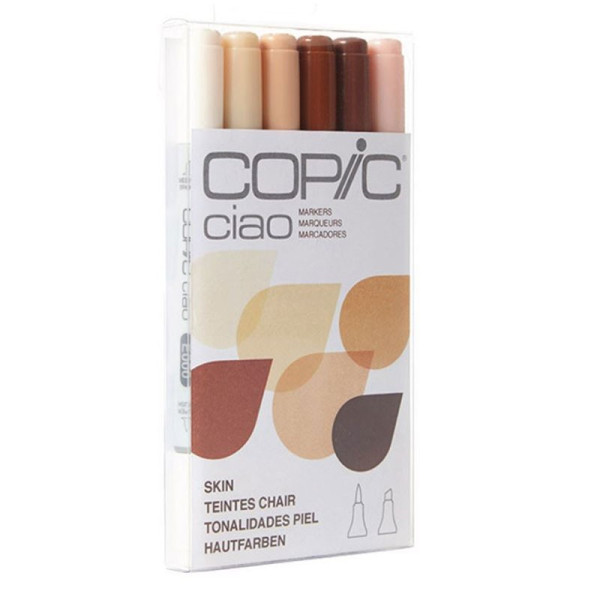 Набір спиртових маркерів Copic Ciao Set Skin Шкіра 6 шт