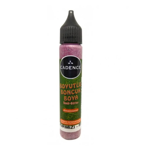 Контур глиттерный Cadence Glitter Color, фуксия, 25 мл