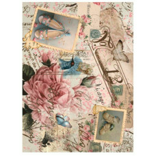 Декупажная карта на рисовой бумаге Rice Paper Decoupage Cadence, №443