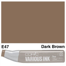 Чернила для заправки маркеров Copic Various Ink E-49 Dark bark Темная кора