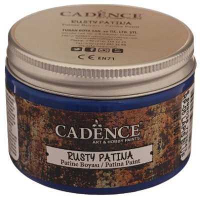 Краска-патина для с эффектом состаривания Cadence Rusty Patinа, 150 мл, Синий