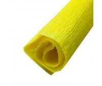 Крепон Folia Crepe paper 50x250 см, 32 г/м2 №106 Yellow Жовтий