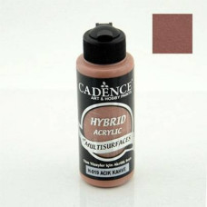 Універсальна акрилова фарба Hybrid Acrylic for Multisurfaces Cadence № 19, 120 мл, Світло-коричневий
