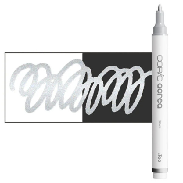Акриловый маркер Copic Acrea Paint Marker 0,8 мм, 006 Silver (Серебряный)