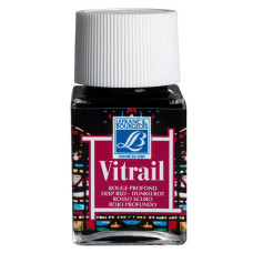 Вітражна фарба Vitrail 50 мл №466 Червоний глибокий