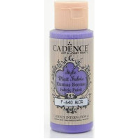 Краска для ткани Фиолетовая №640 Purple, Style Matt Fabric Cadence, 59 мл