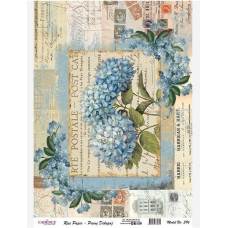 Декупажная карта на рисовой бумаге Rice Paper Decoupage Cadence, №396