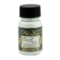 Краска по ткани Cadence Dora Textil Metallic Fabric Paint 50 мл Перламутровый