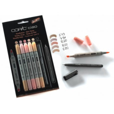 Набір маркерів тілесні відтінки + лайнер Copic Ciao Set 5+1 шт