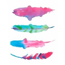 Трансферы для ткани Watercolor Fabric Transfer Cadence, 25х35 см, KTSB 010
