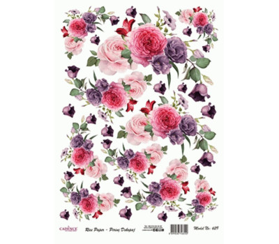 Декупажна карта на рисовому папері Rice Paper Decoupage Cadence, №3, №629