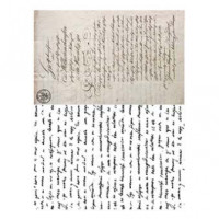 Декупажная карта на рисовой бумаге Cadenсe Rice Paper А4 Decoupage №55