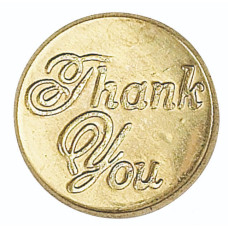 Сургучная печать с надписью Thank you, Manuscript