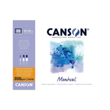 Альбом (блок) для акварелі Canson Montval 300 г/м2 А3 (29,7x42 см) 12 аркушів
