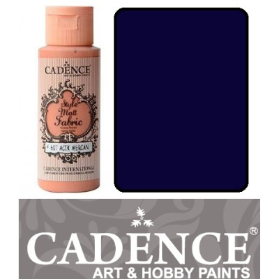 Фарба по тканині Cadence Style Matt Fabric Paint, 59 мл, Темно-фіолетовий