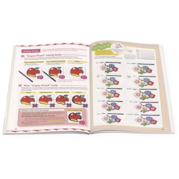 Книга для ілюстраторів-початківців Copic Book Illustration Beginners with 12 colors арт 20079412