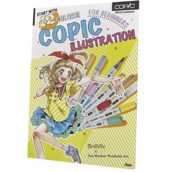 Книга для ілюстраторів-початківців Copic Book Illustration Beginners with 12 colors арт 20079412
