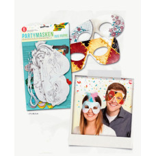 Набор масок Folia Children Masks Maskarad Ассорти, 6 шт
