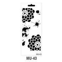 Трафарет Cadence MU Mix Media Stensil, 10*25 см, MU-43
