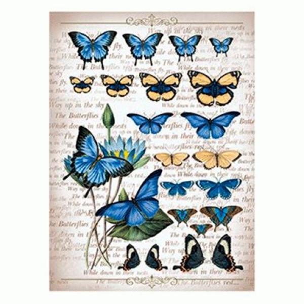 Декупажна карта на рисовому папері Cadenсe Rice Paper А4 Decoupage А4 №196