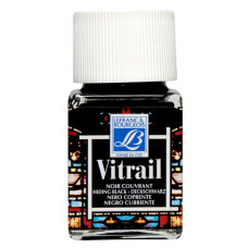Вітражна фарба Vitrail 50 мл №267 Чорний