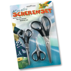 Набор ножниц в блистере Folia Scissor Set 3 шт