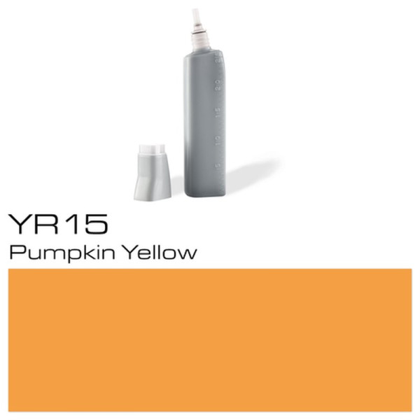 Чернила для заправки маркеров Copic Various Ink YR-15 Pumpkin yellow Тыквенно-желтый