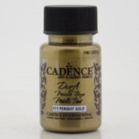 Акрилова фарба металік Cadence Dora Metallic Paint, 50 мл, Золотий перидот