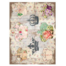 Декупажна карта на рисовому папері Cadenсe Rice Paper А4 Decoupage А4 №405