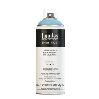 Акриловая краска в аэрозоле Liquitex SPRAY PAINT, Прусский синий №7 400 мл