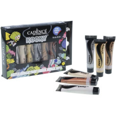 Набір акрилових фарб Kooky Metallic Acrylic Paint Cadence, 6 шт по 15 мл