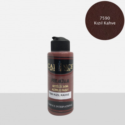 Акриловая краска Cadence Premium Acrylic Paint 25 мл Красно-коричневый