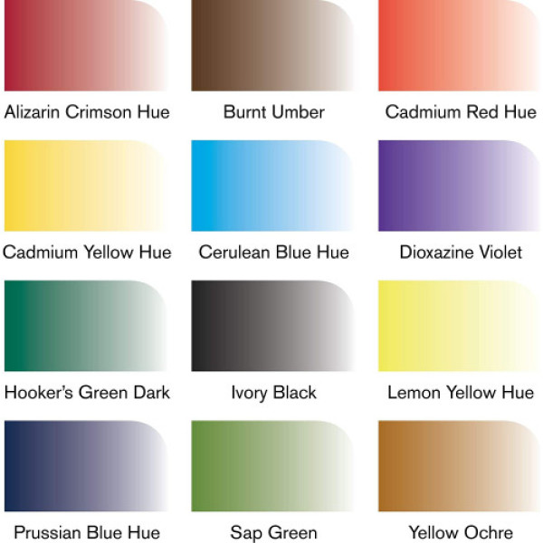 Набір акварельних маркерів Winsor Newton Watercolor Markers Set, 12 шт
